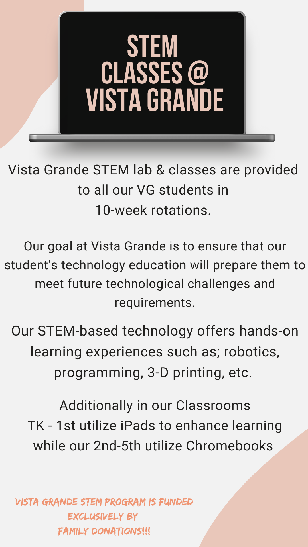 Information on Vista Grande's Reading & Math Intervention