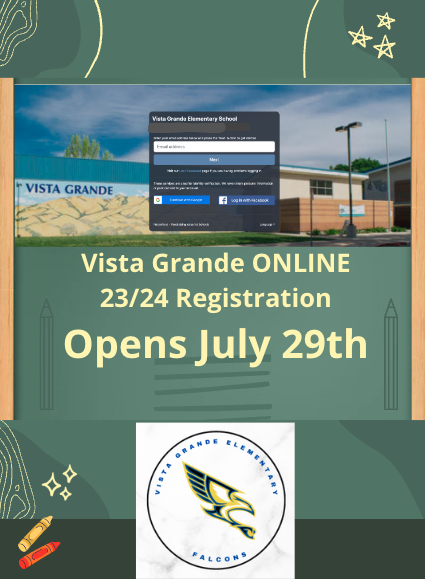 Vista Grande Online Registration Image
