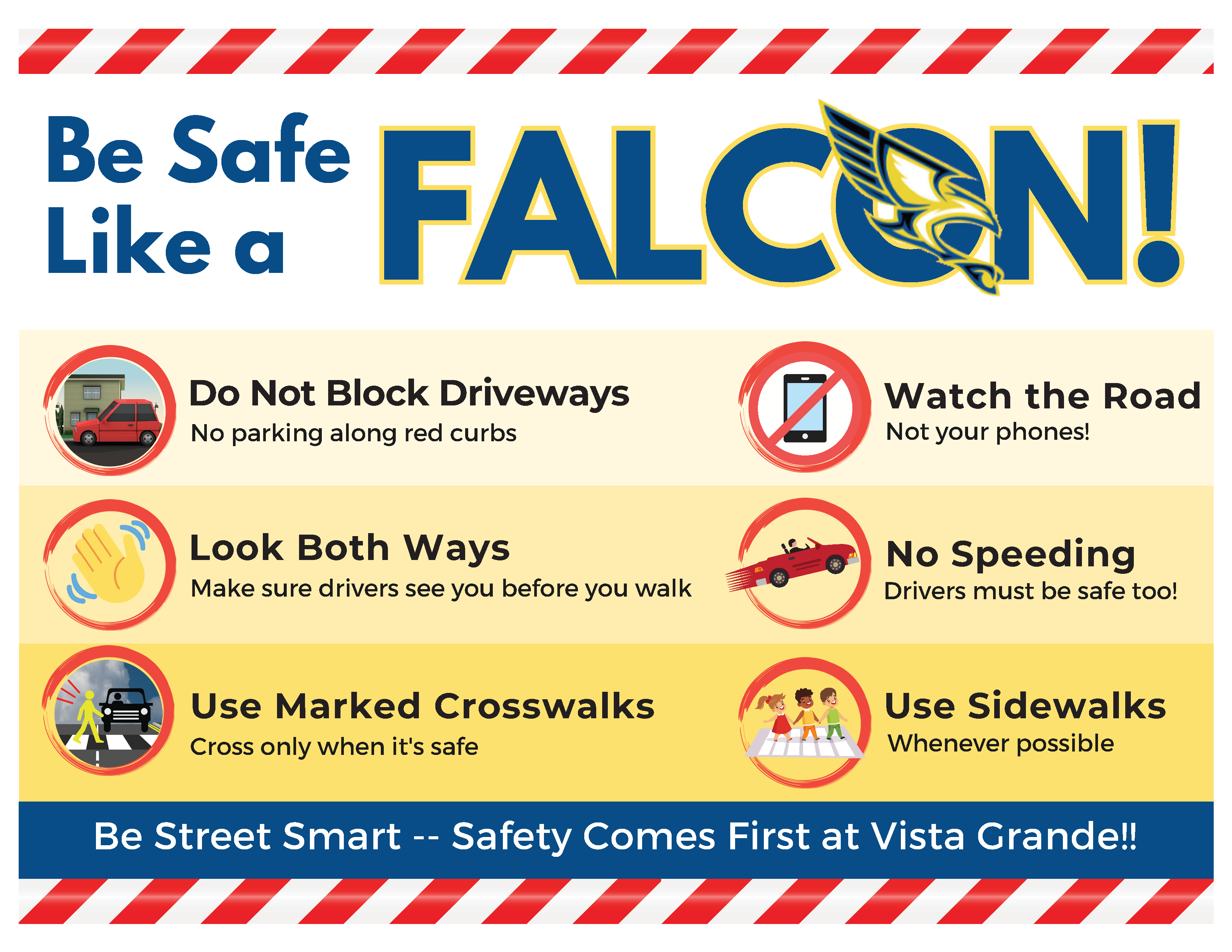 Falcon Safety Reminders