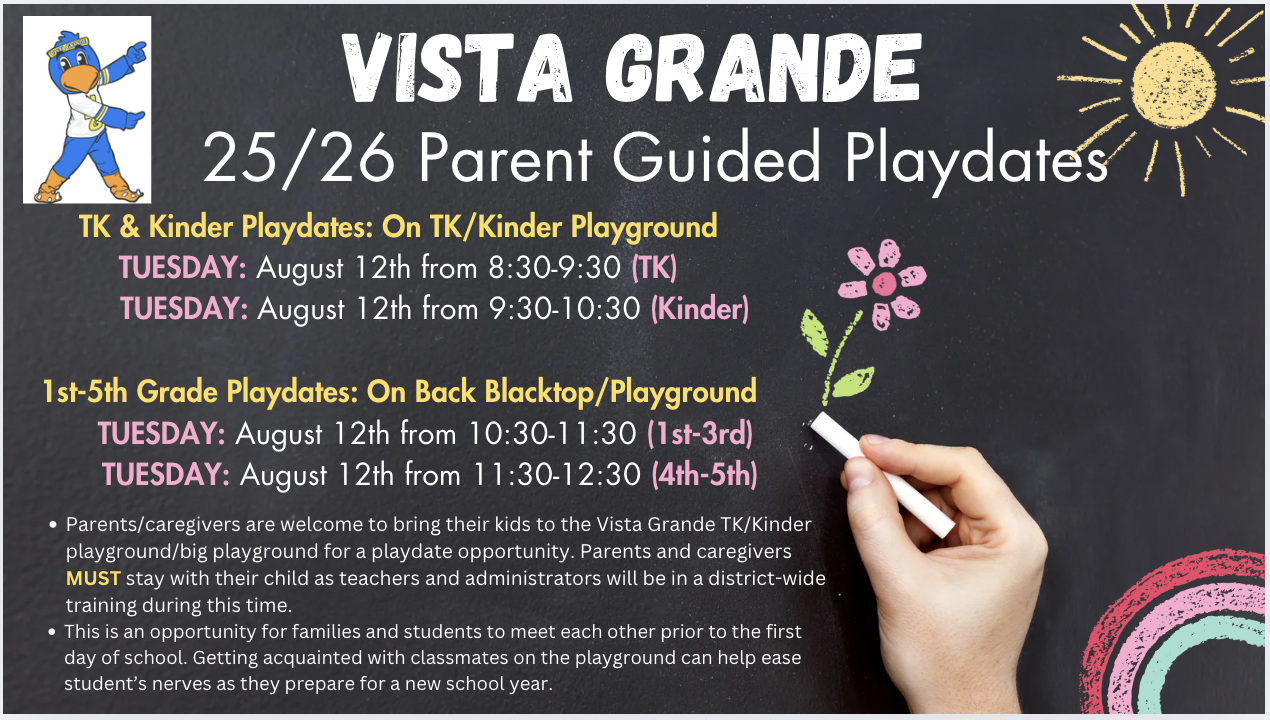 Parent/Guardian Guided Playdates